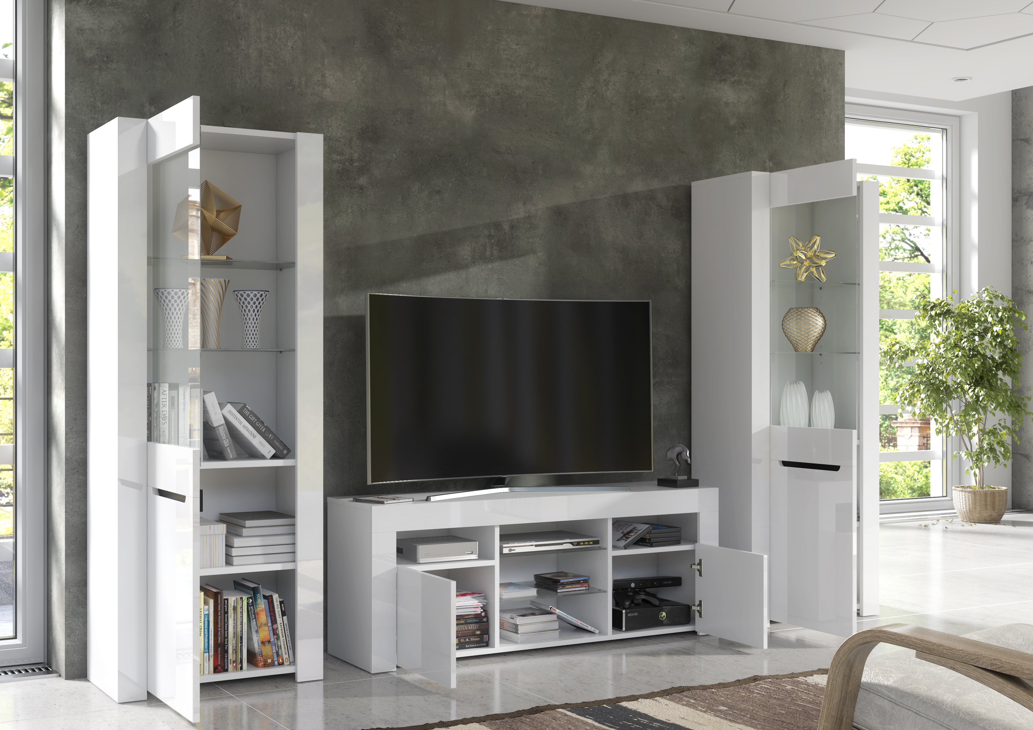 MilPuz W Living Room Set