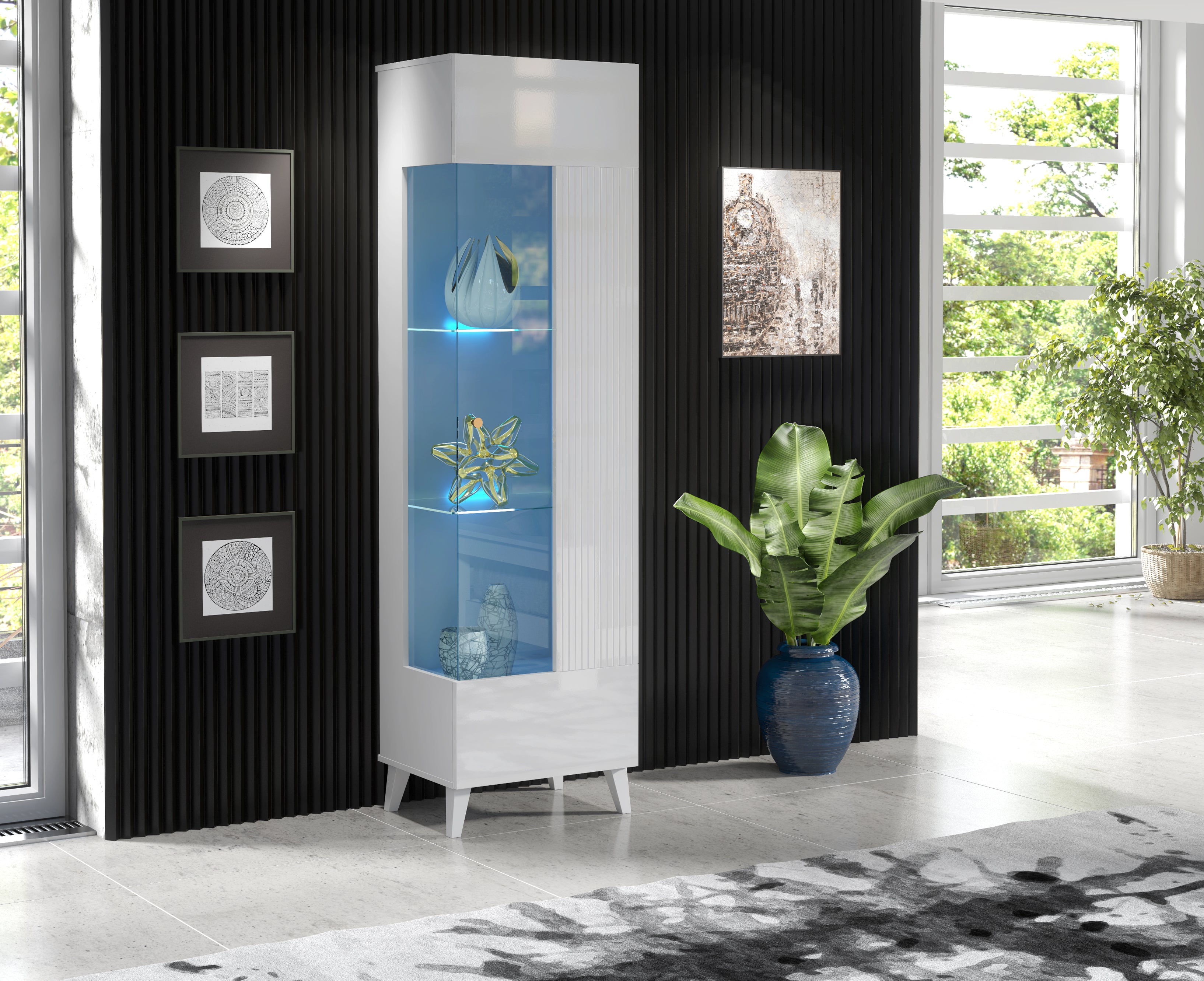 Azzurro 12 Display Cabinet