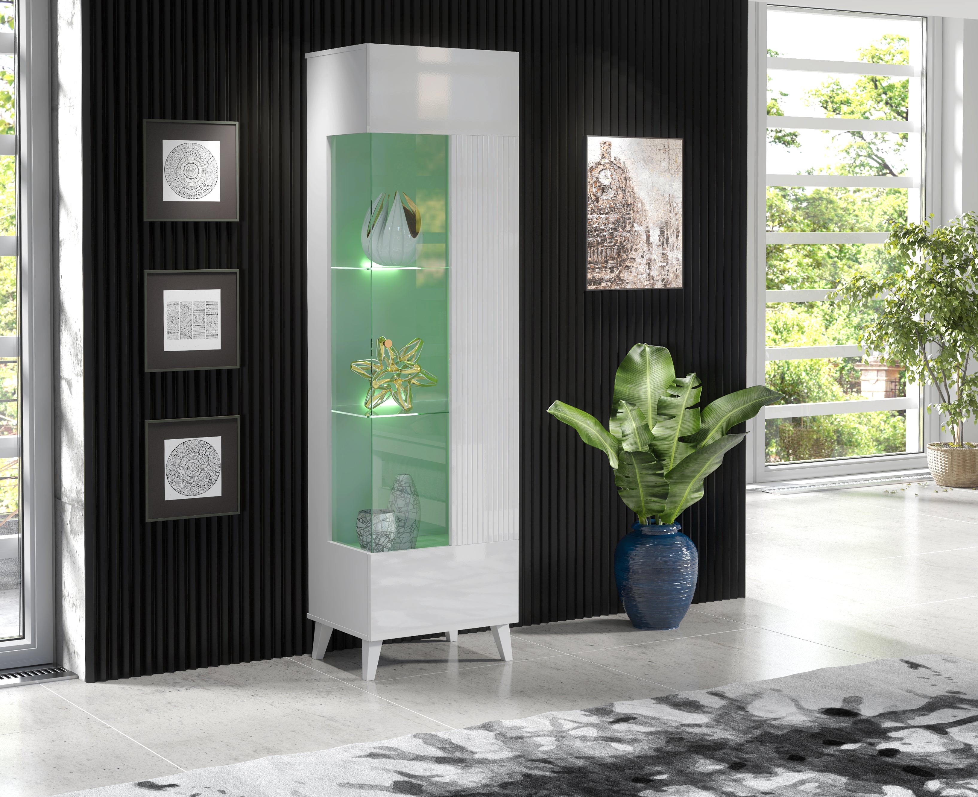 Azzurro 12 Display Cabinet