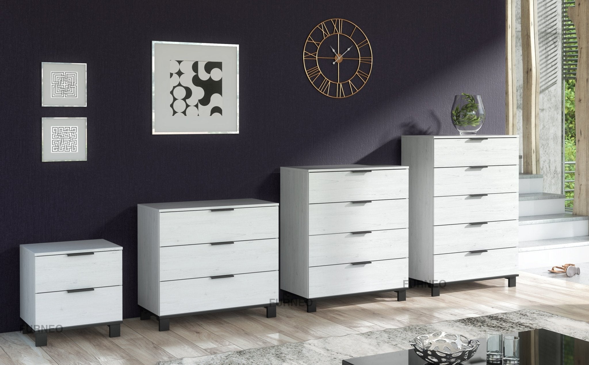 Cozy 02 Bedside Cabinet - Furneo