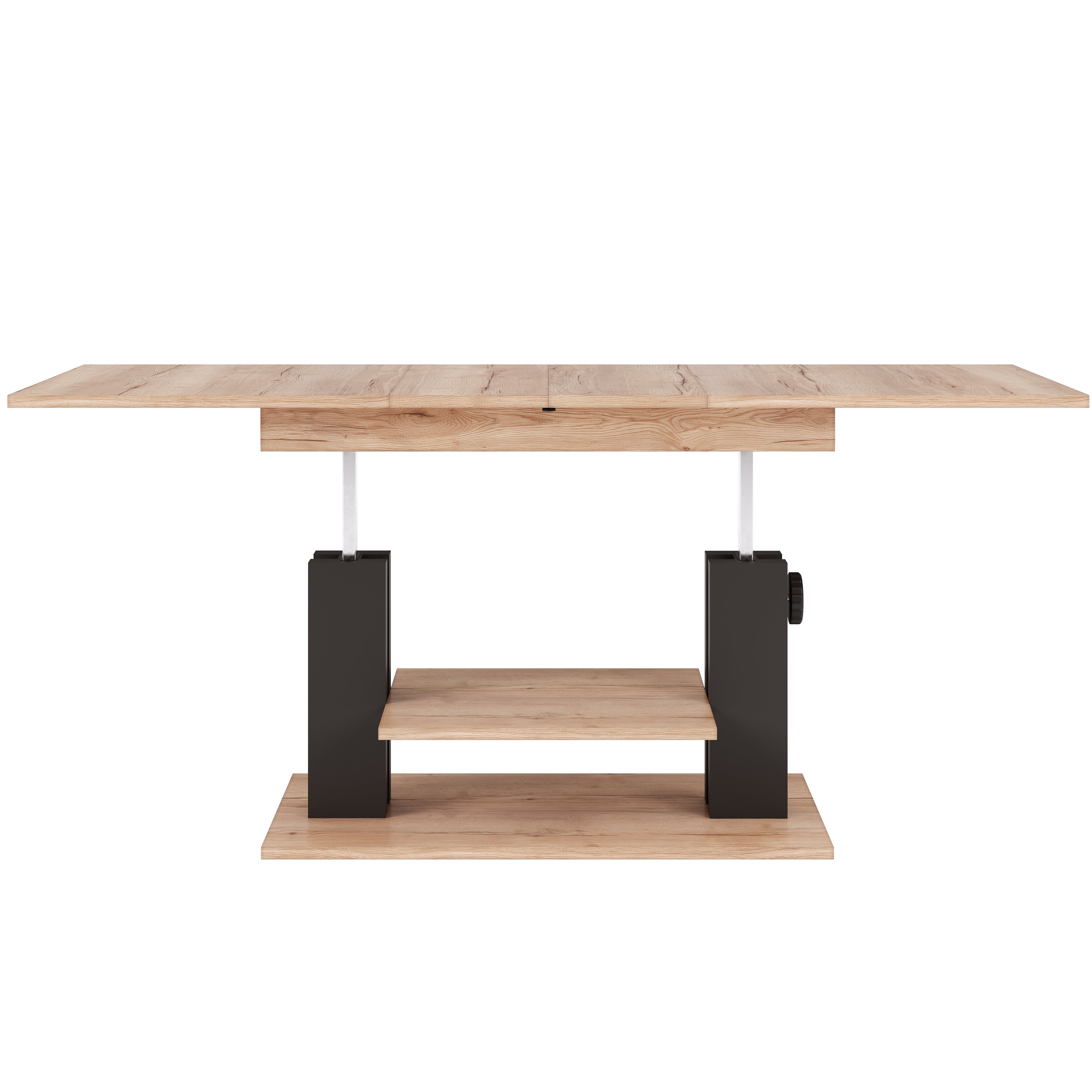 Moduvo, Oak Halifax effect, Extending Coffee table to Dining table