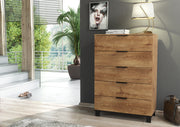 Cozy 05 Dark Oak Effect Chest of Drawers