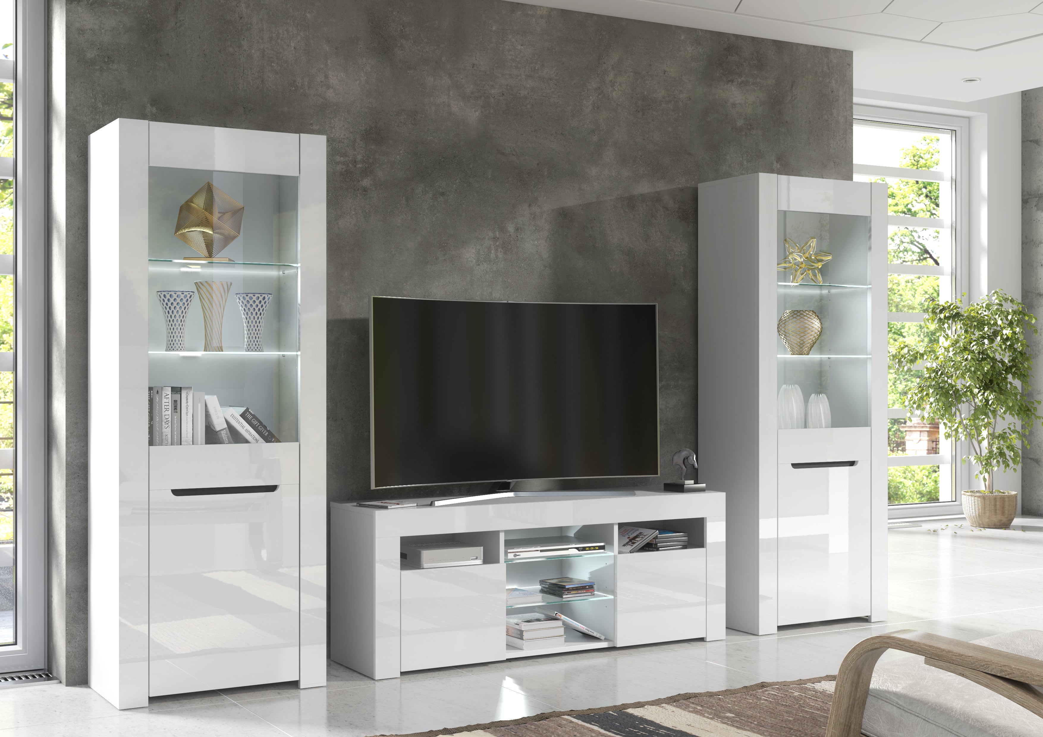 MilPuz W Living Room Set