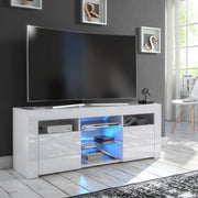 Puzzo White TV Stand 120cm
