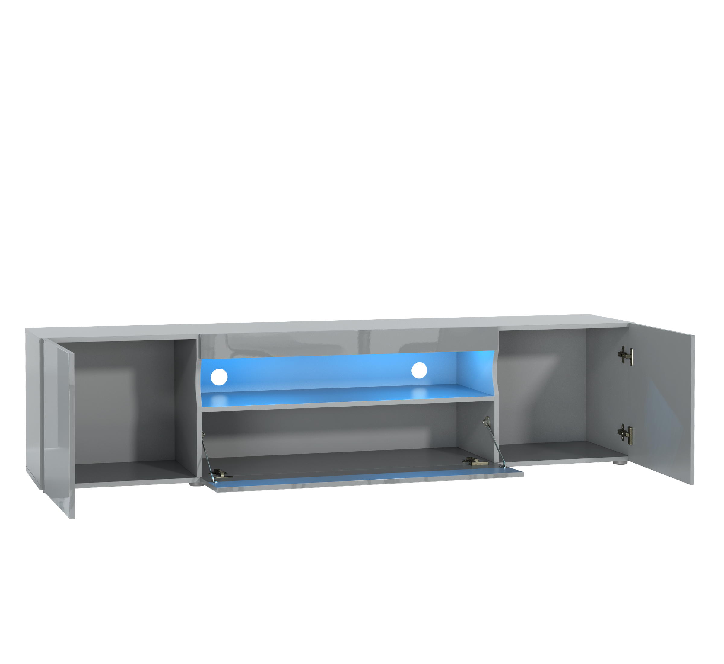Clifton 08 Grey TV Stand 200cm