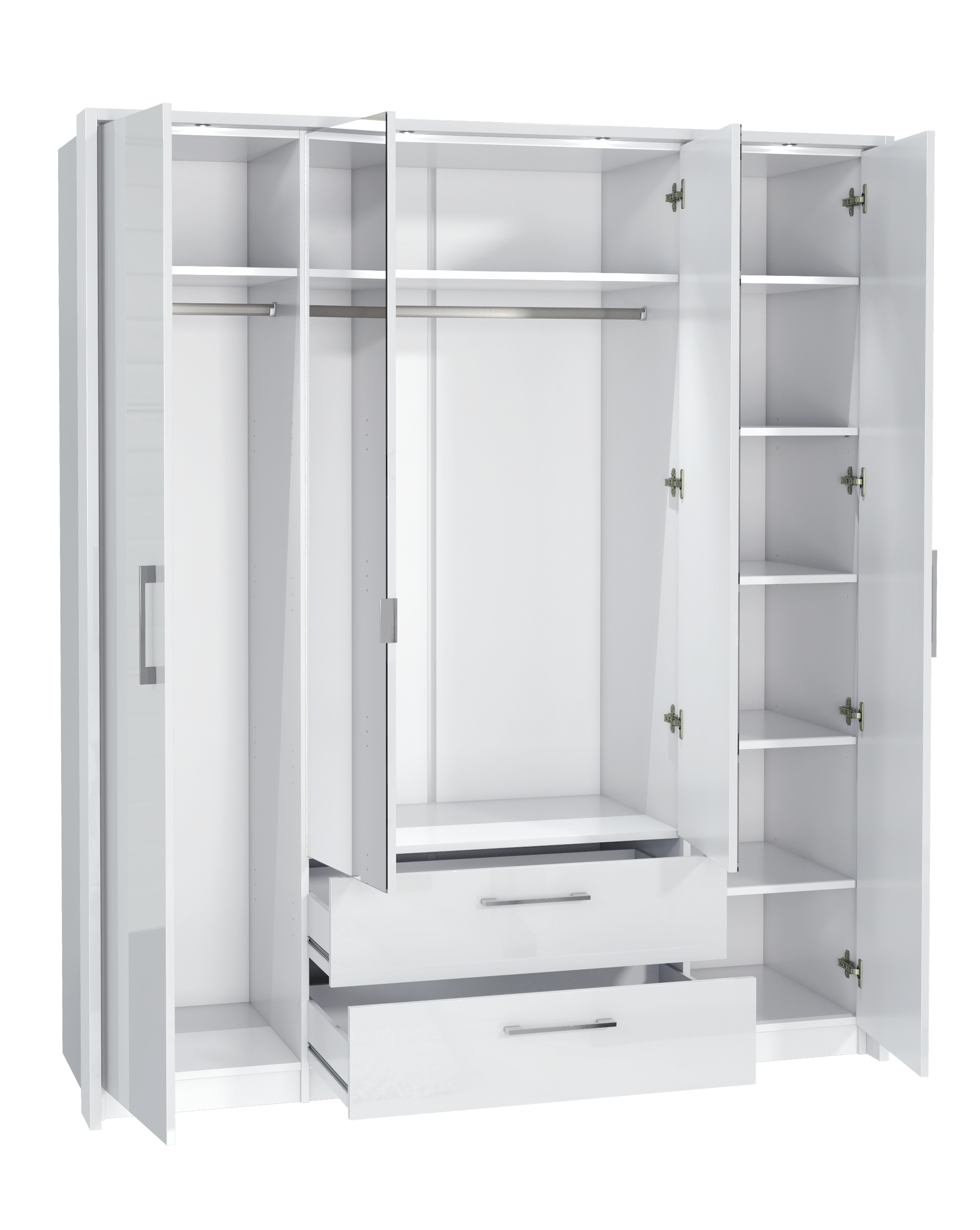 Infinity 4-Door Wardrobe