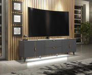 Azzurro 10 Grey TV stand 180 cm