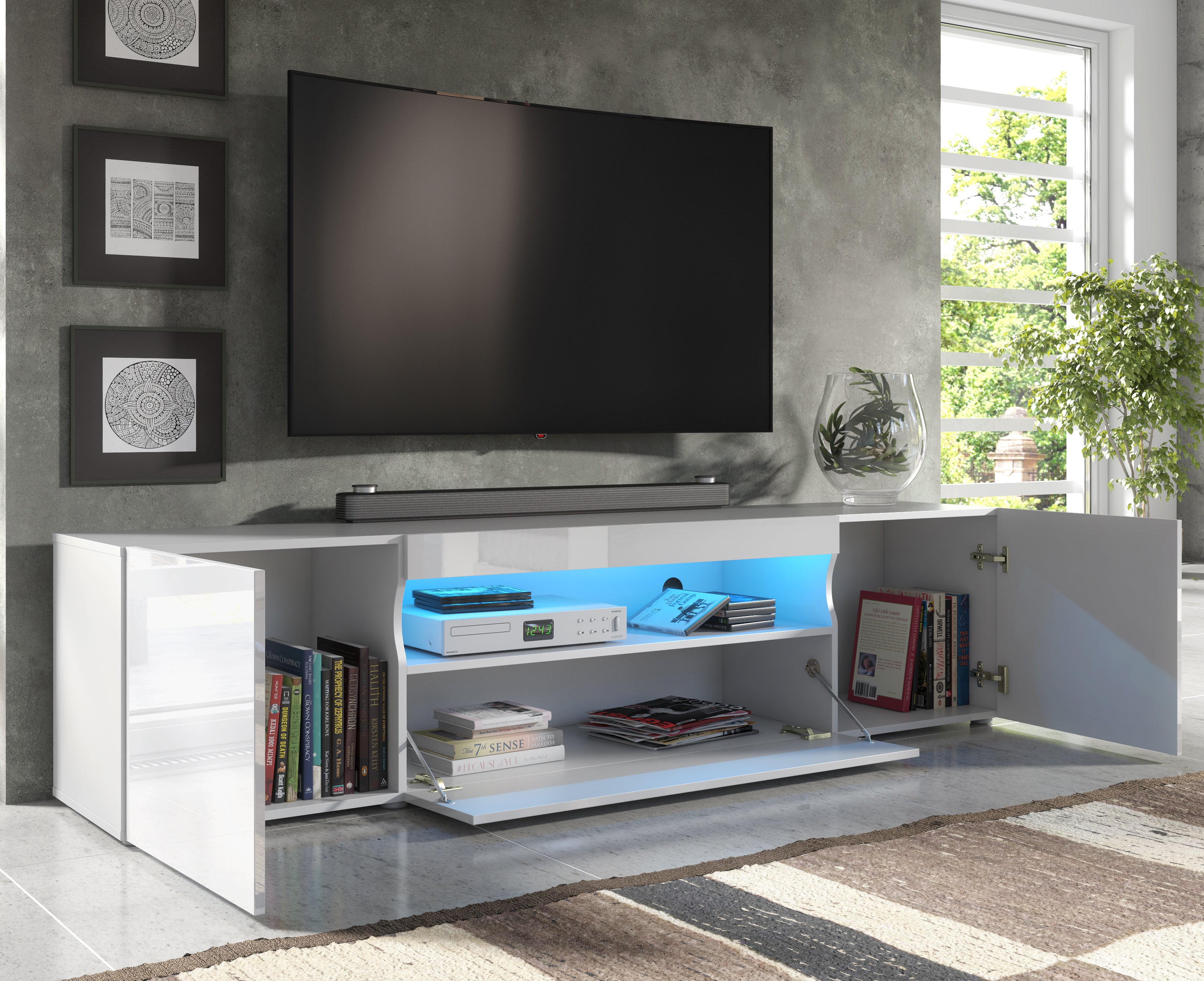 Clifton 08 TV Stand 200cm