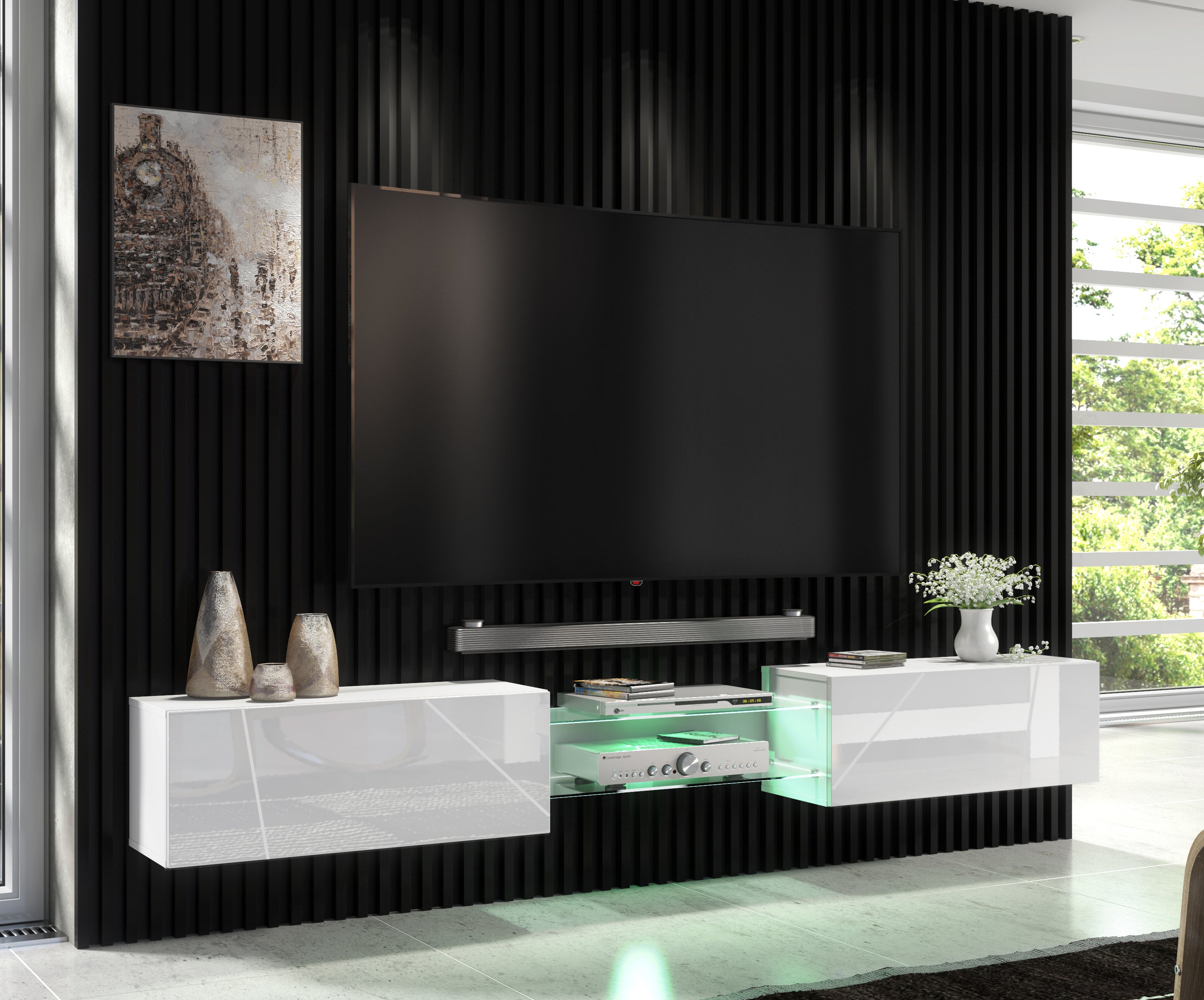 Art 02 Floating TV Cabinet