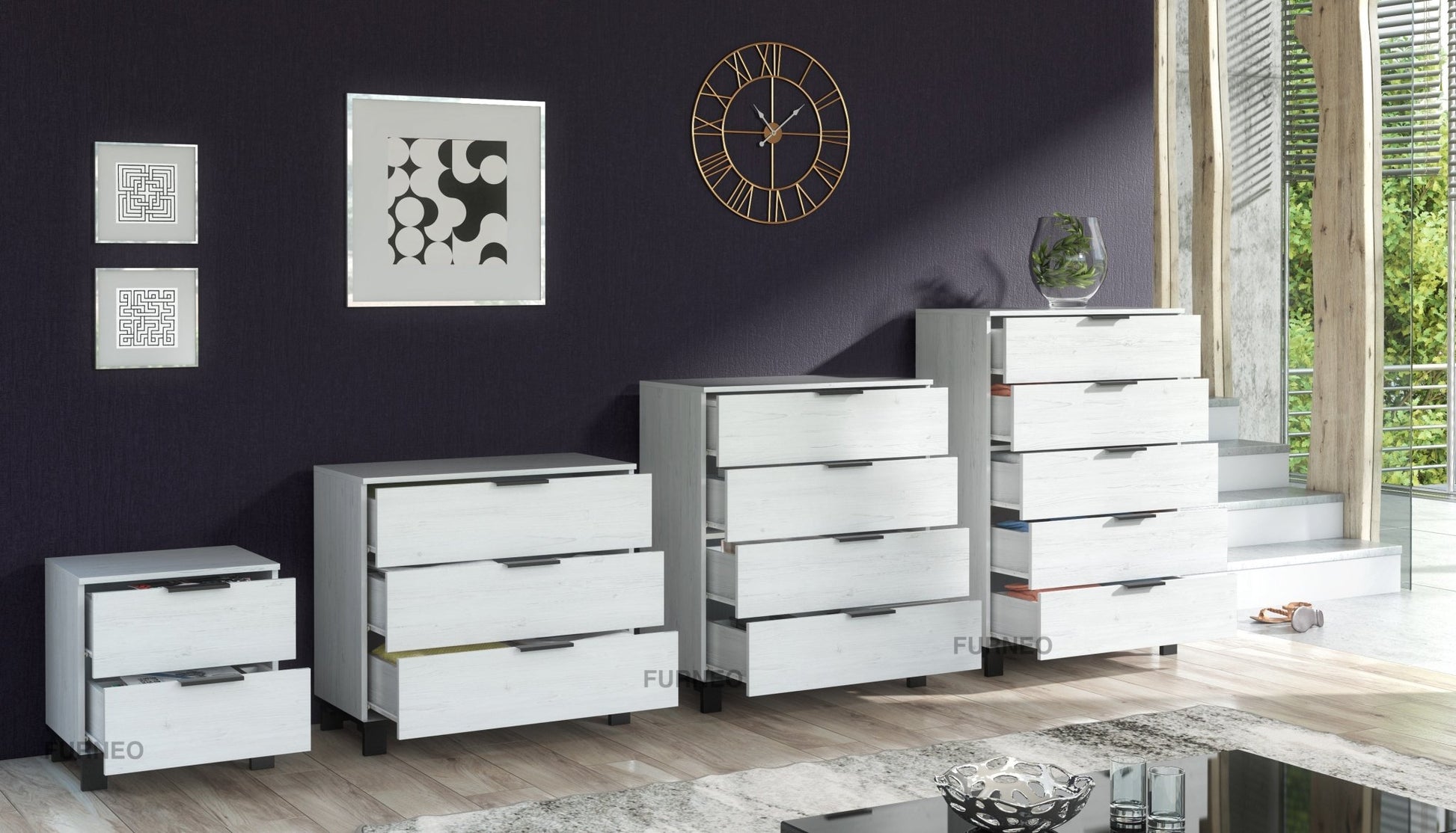 Cozy 02 Bedside Cabinet - Furneo