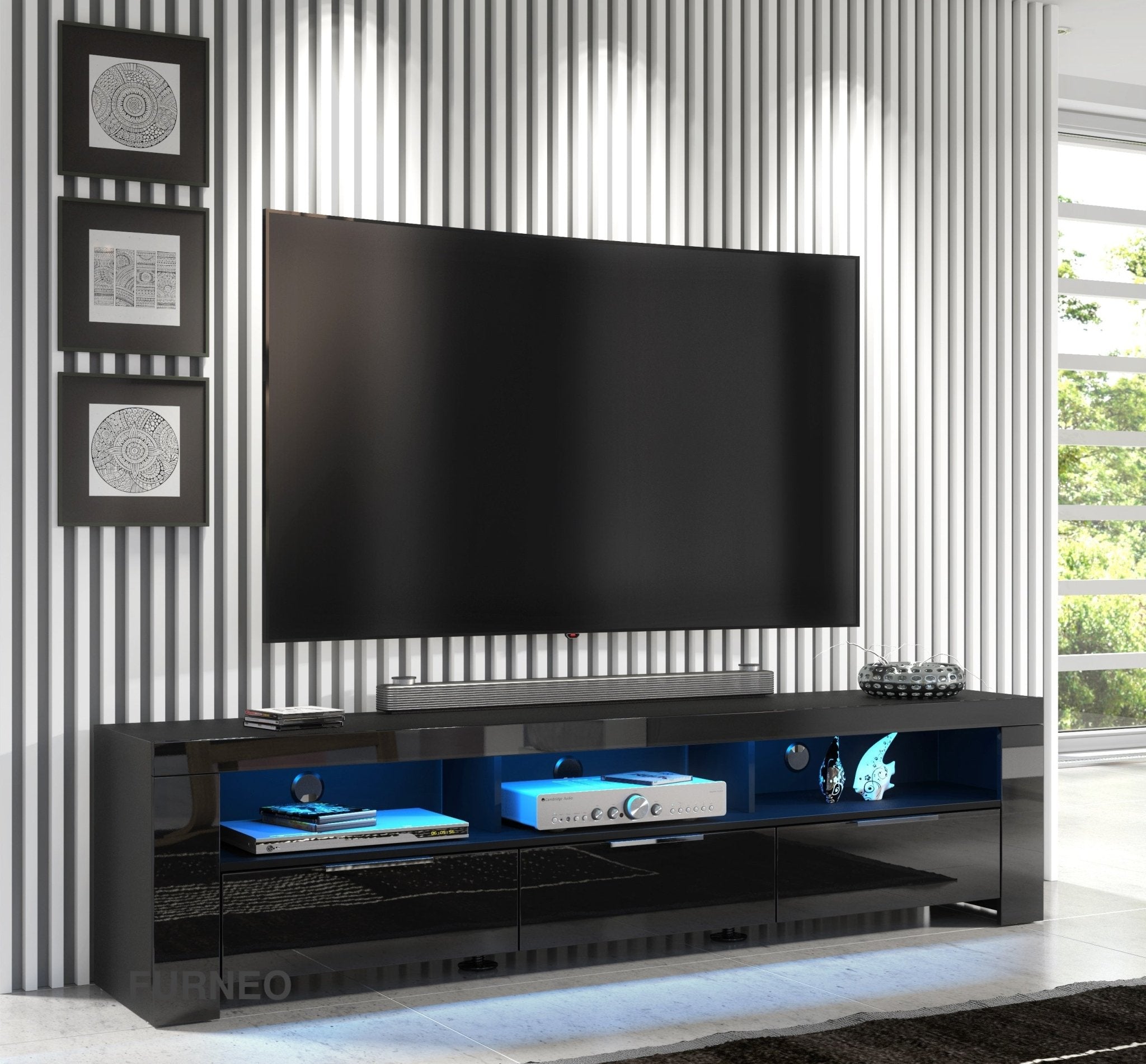 Phantom 10B TV Stand 200cm - Furneo