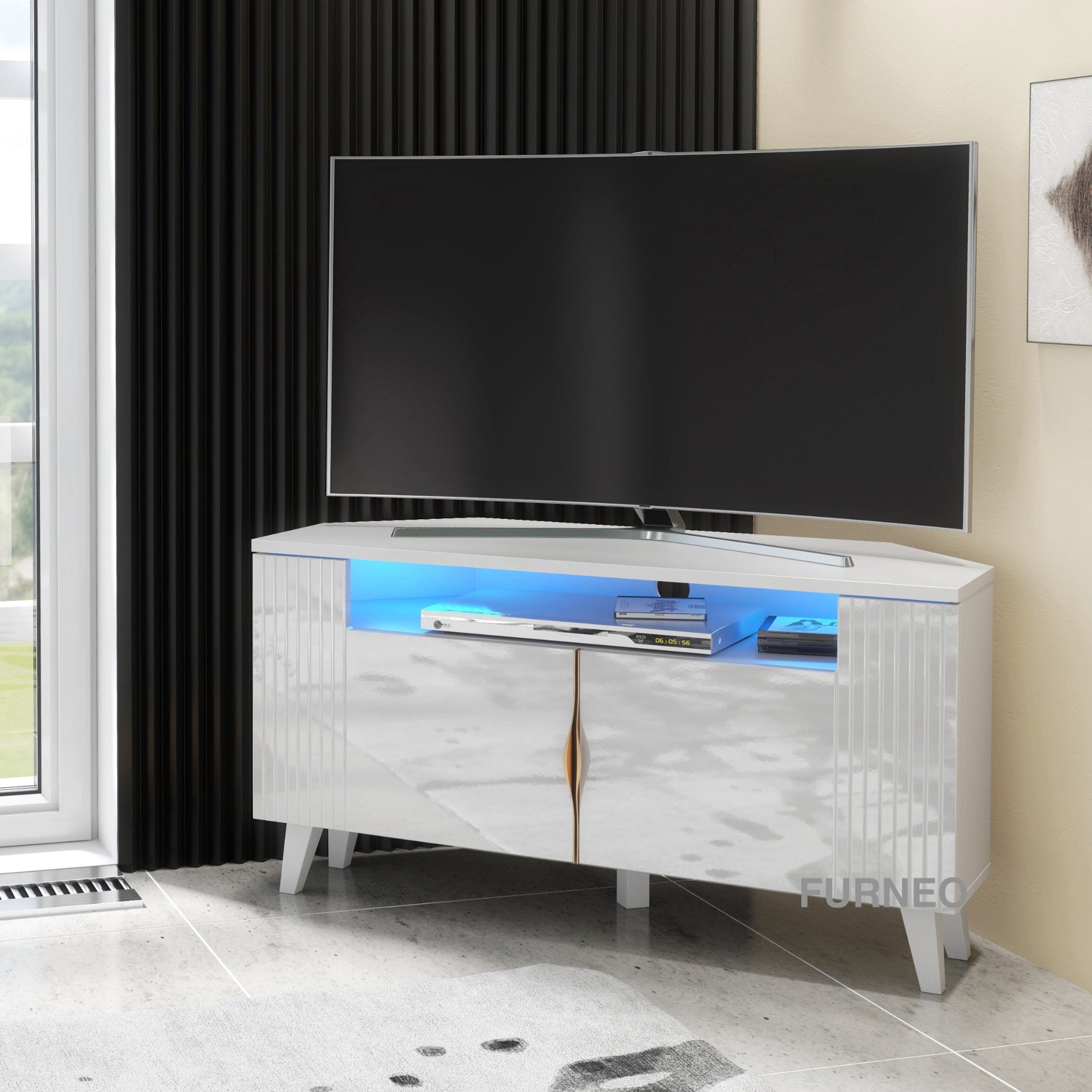 Azzurro 06 TV Stand 100cm - Furneo