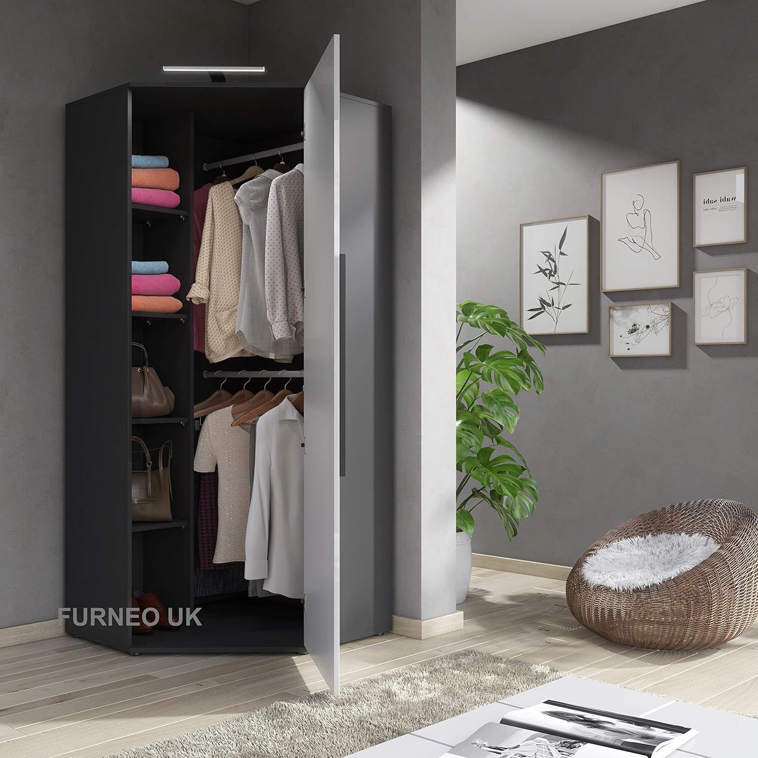 Clifton 14G Wardrobe - Furneo