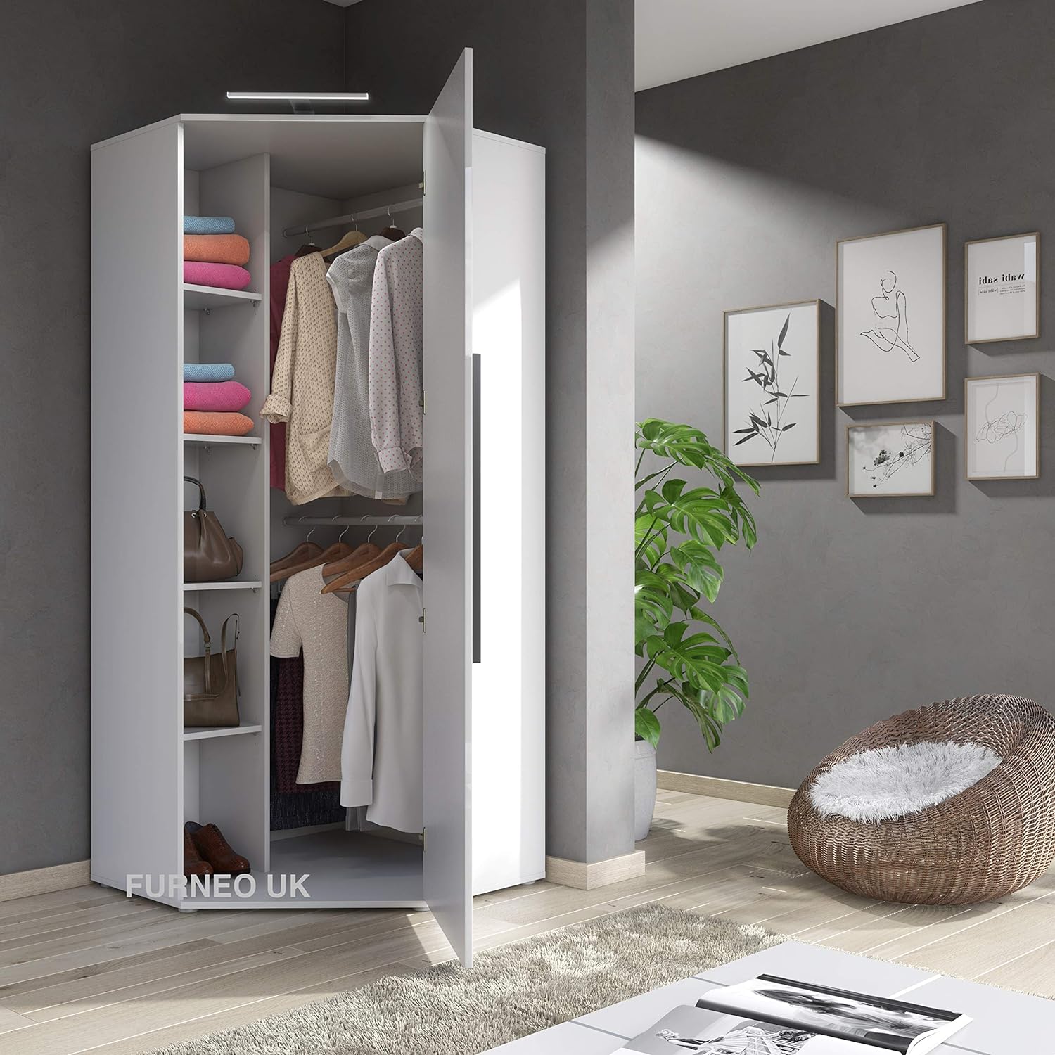 Clifton 14W Wardrobe - Furneo