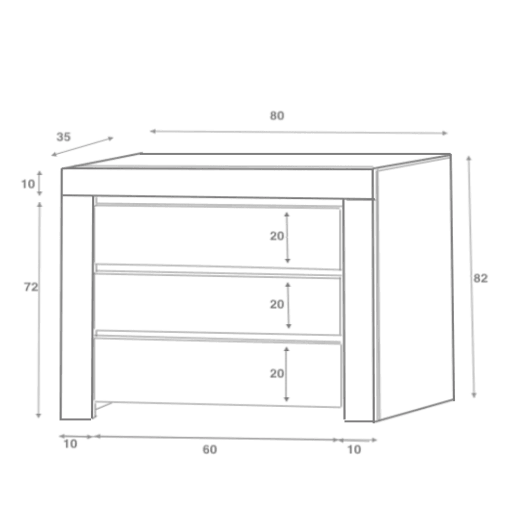 Clifton 15 Chest of drawers - Furneo