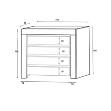 Load image into Gallery viewer, Clifton 17 Chest of drawers - Furneo
