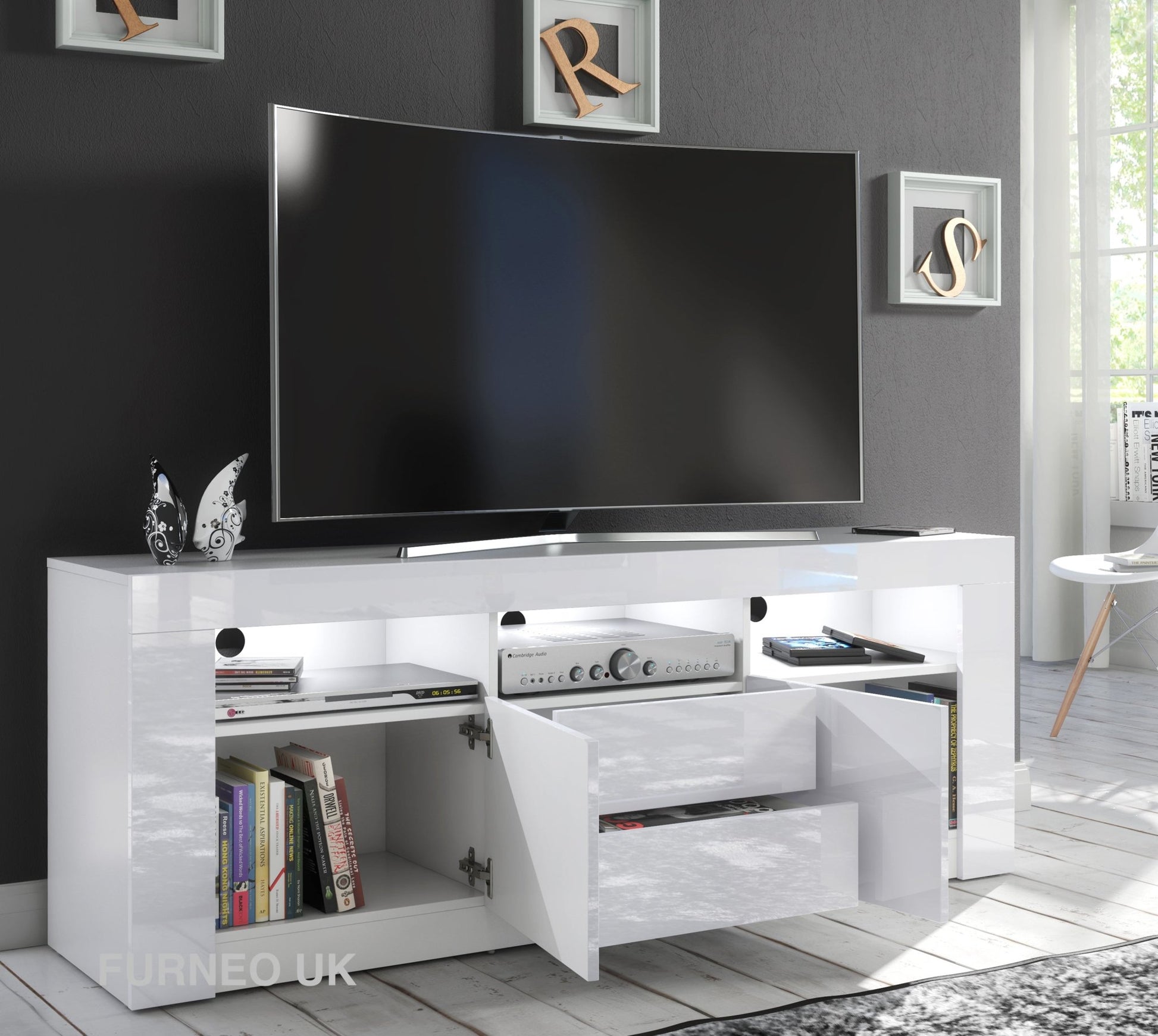 Clifton 18 TV Stand 160cm - Furneo