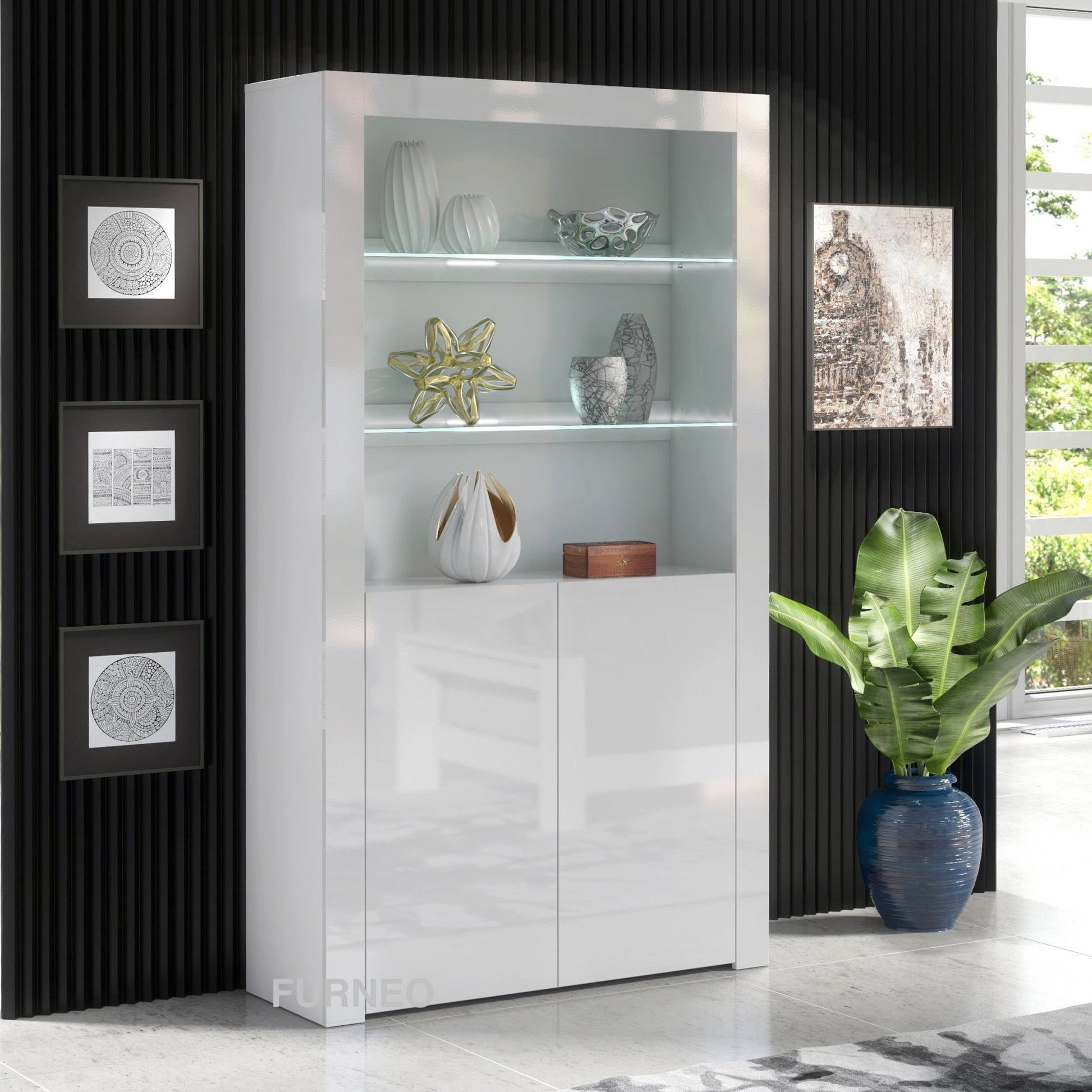 Clifton 20 Display Cabinet - Furneo