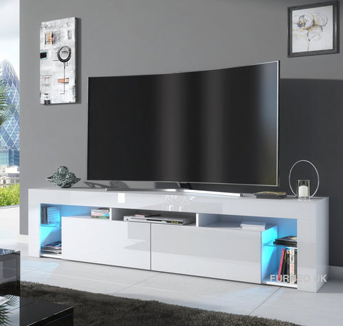 Azzurro 10 Grey TV stand 180 cm – Furneo