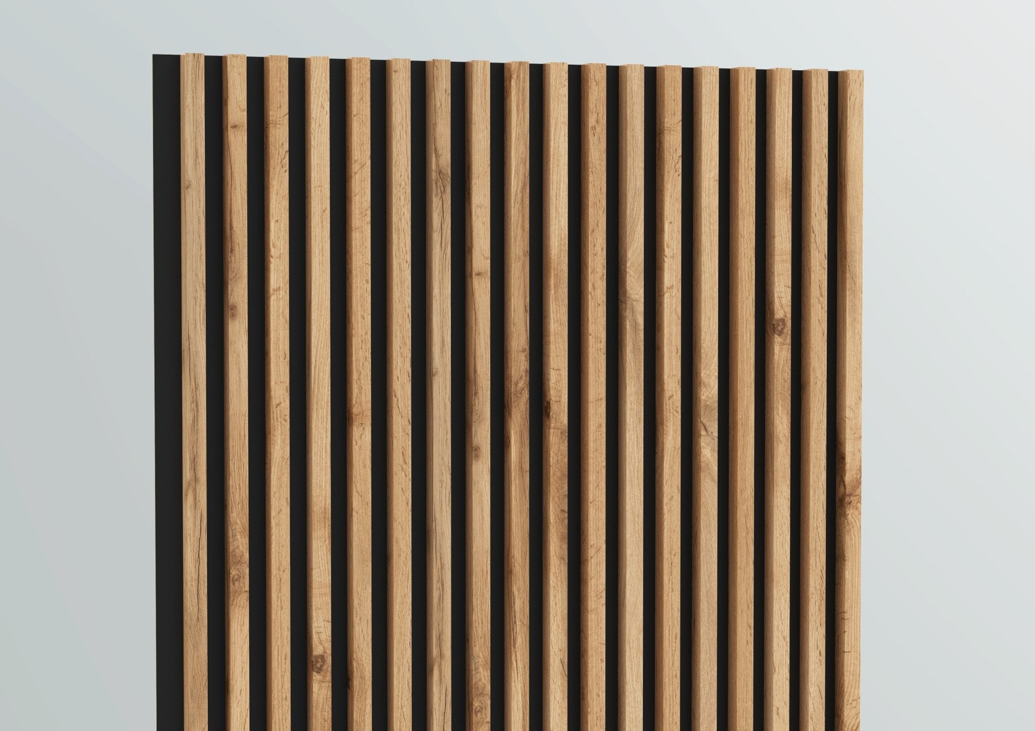 Wall panels 01 Oak on Black - Furneo
