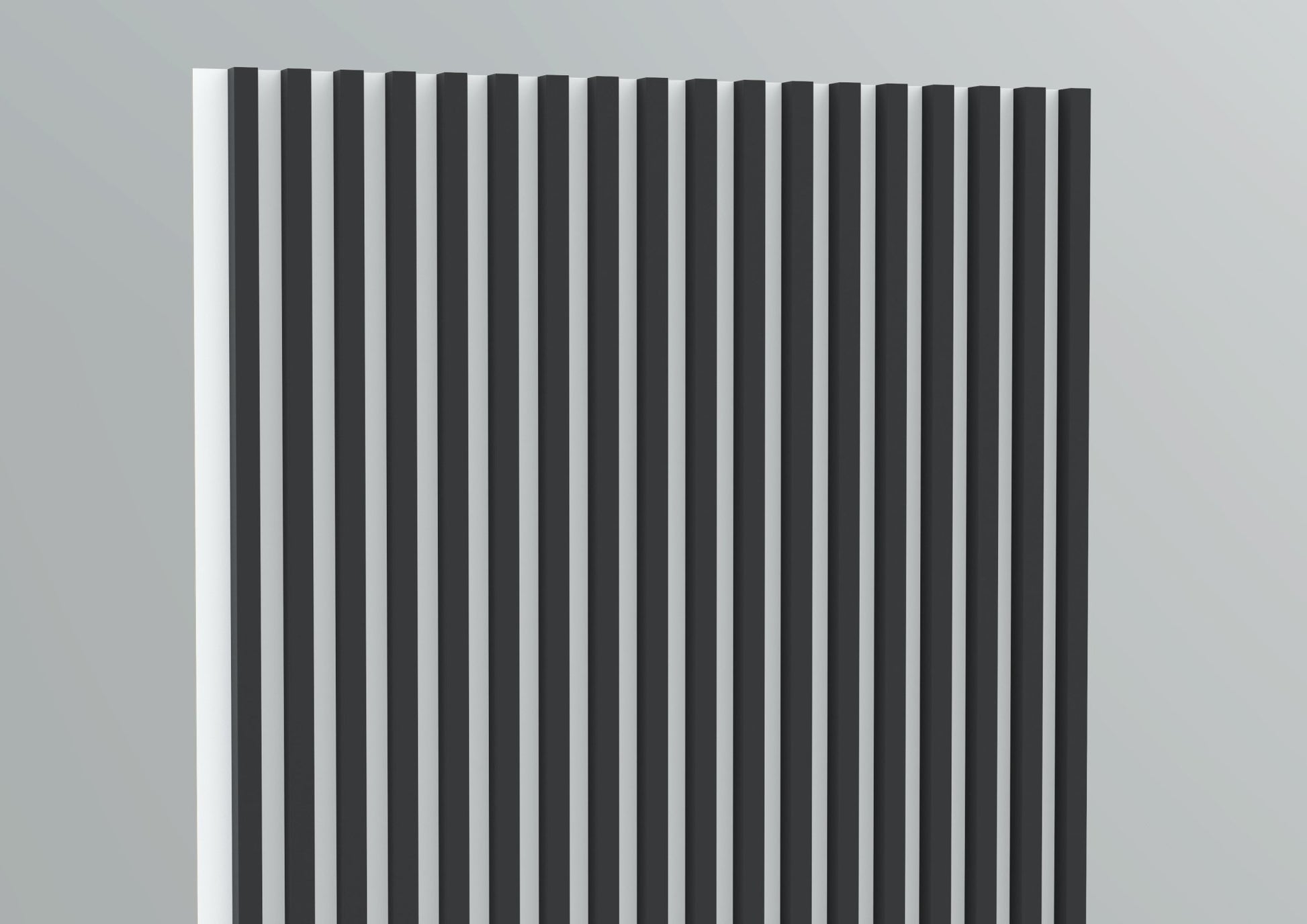 Wall panels 03 Graphite on White - Furneo