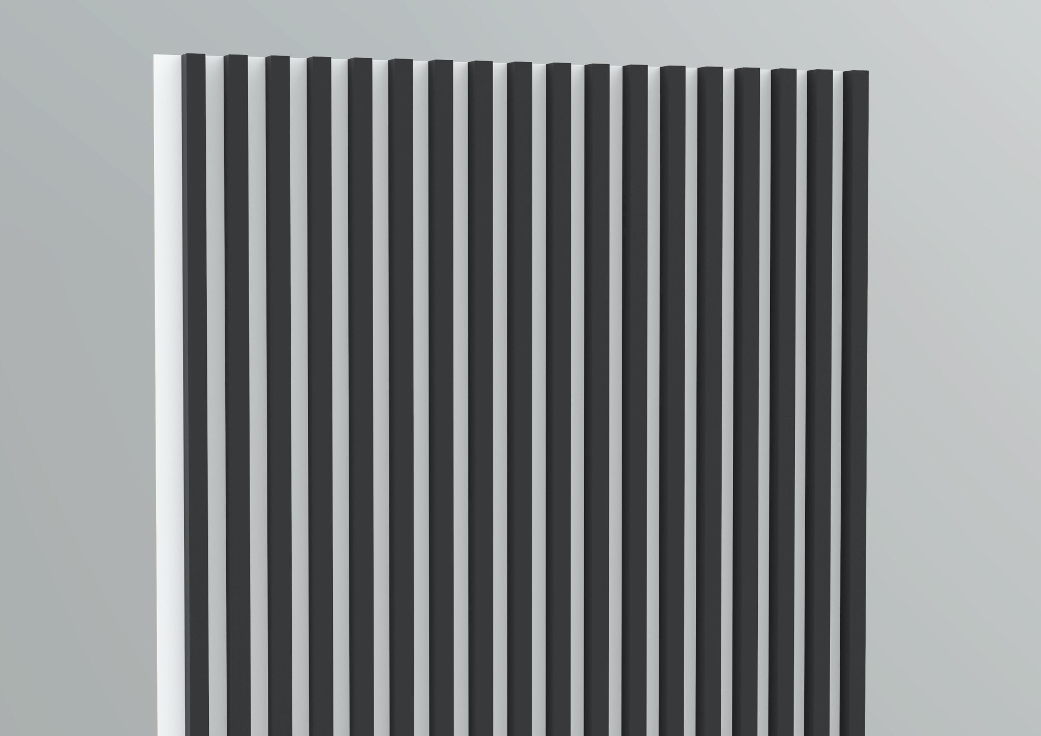 Wall panels 03 Graphite on White - Furneo
