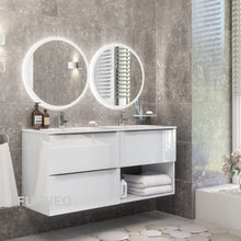 Load image into Gallery viewer, White Bathroom Vanity 120cm 3-Door - Furneo
